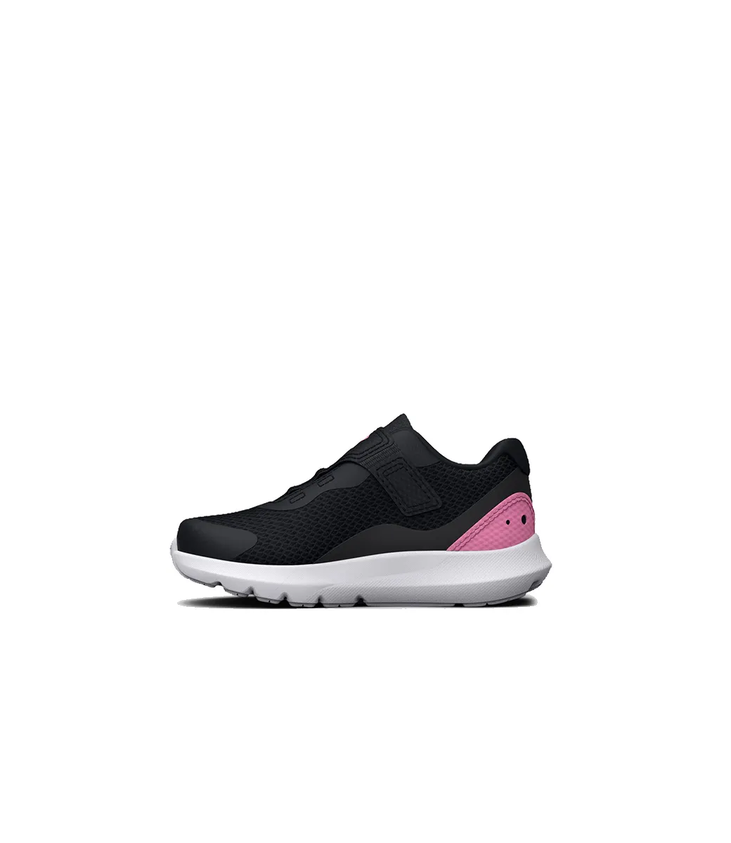 Under Armour Infant Surge 3 Black / Flamingo