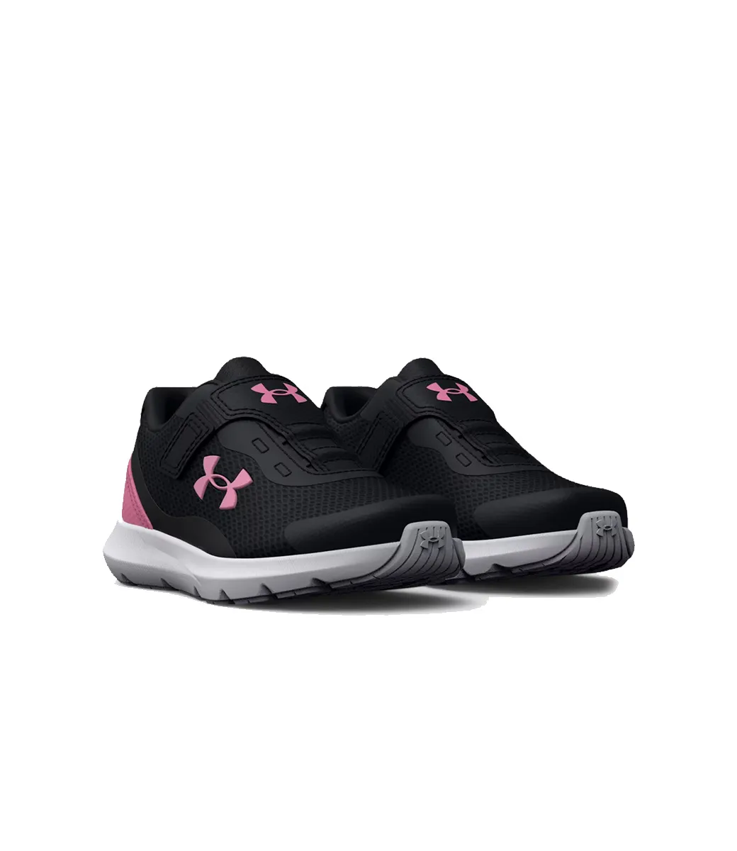 Under Armour Infant Surge 3 Black / Flamingo