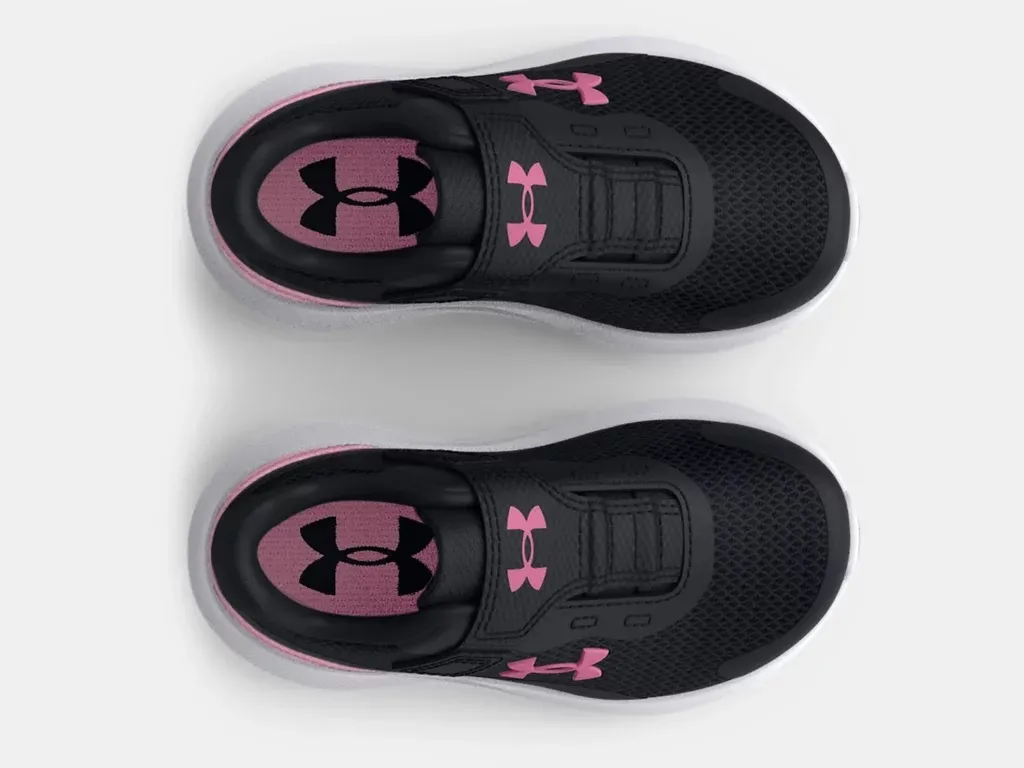 Under Armour Infant Surge 3 Black / Flamingo