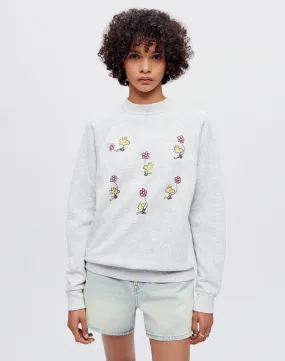 Upcycled Woodstock Sweatshirt - Heather Grey