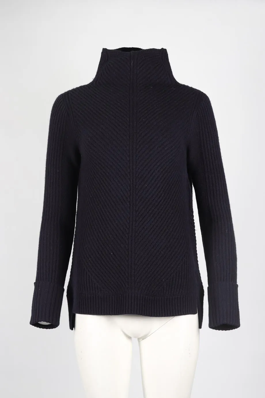 VINCE. CASHMERE BLEND TURTLENECK SWEATER XSMALL