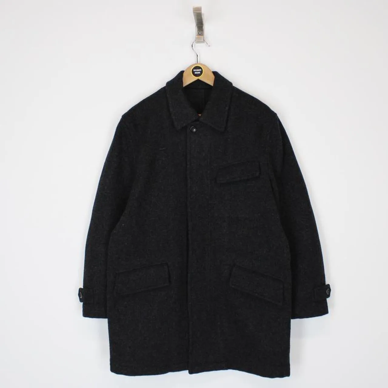 Vintage 1999 Comme des Garcons Wool Overcoat Medium