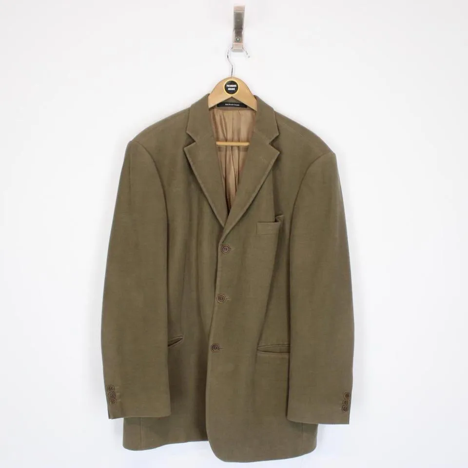 Vintage Balmain Paris Cotton Overcoat XL