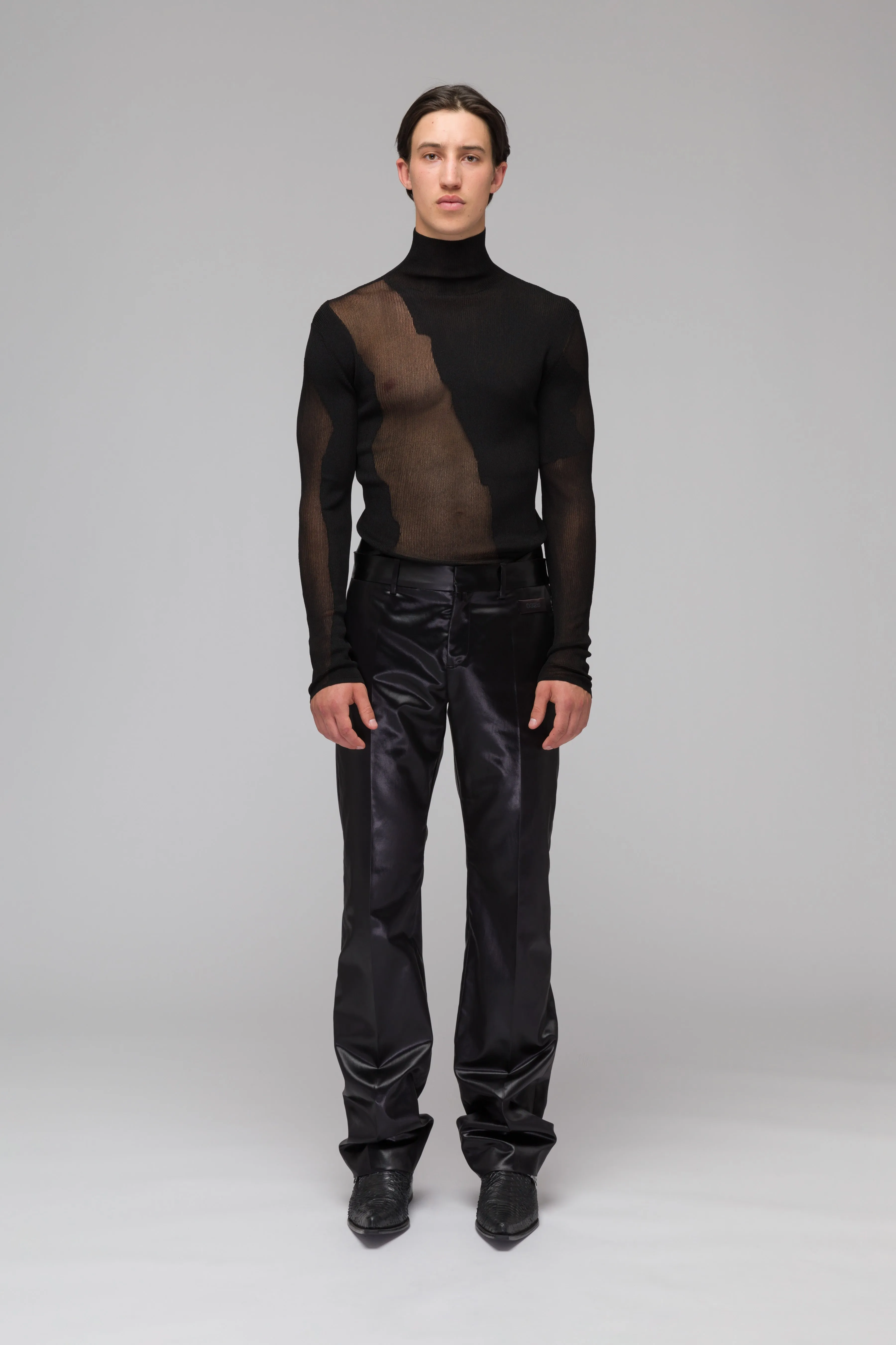 'VISIBILITY' KNIT TURTLENECK