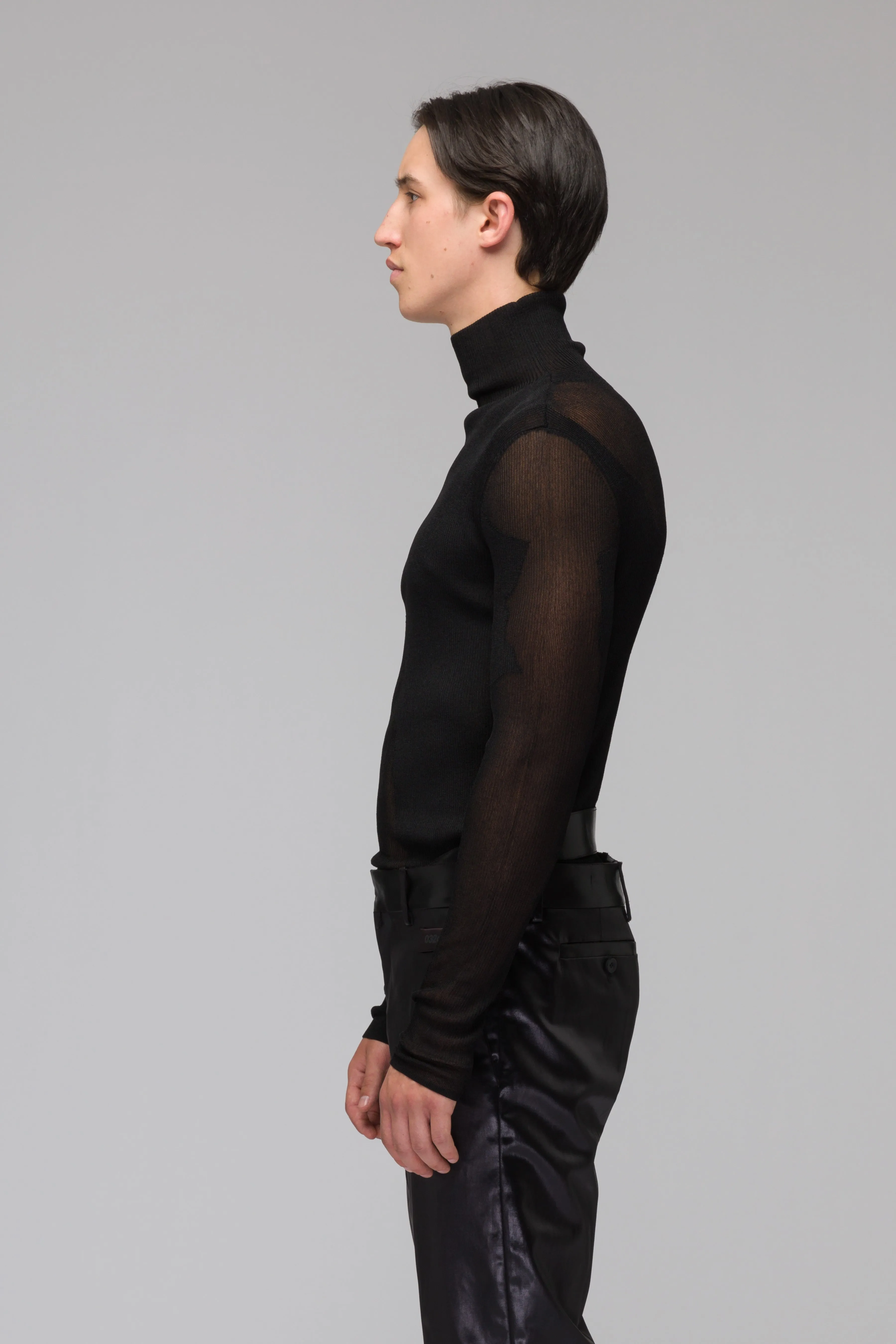 'VISIBILITY' KNIT TURTLENECK