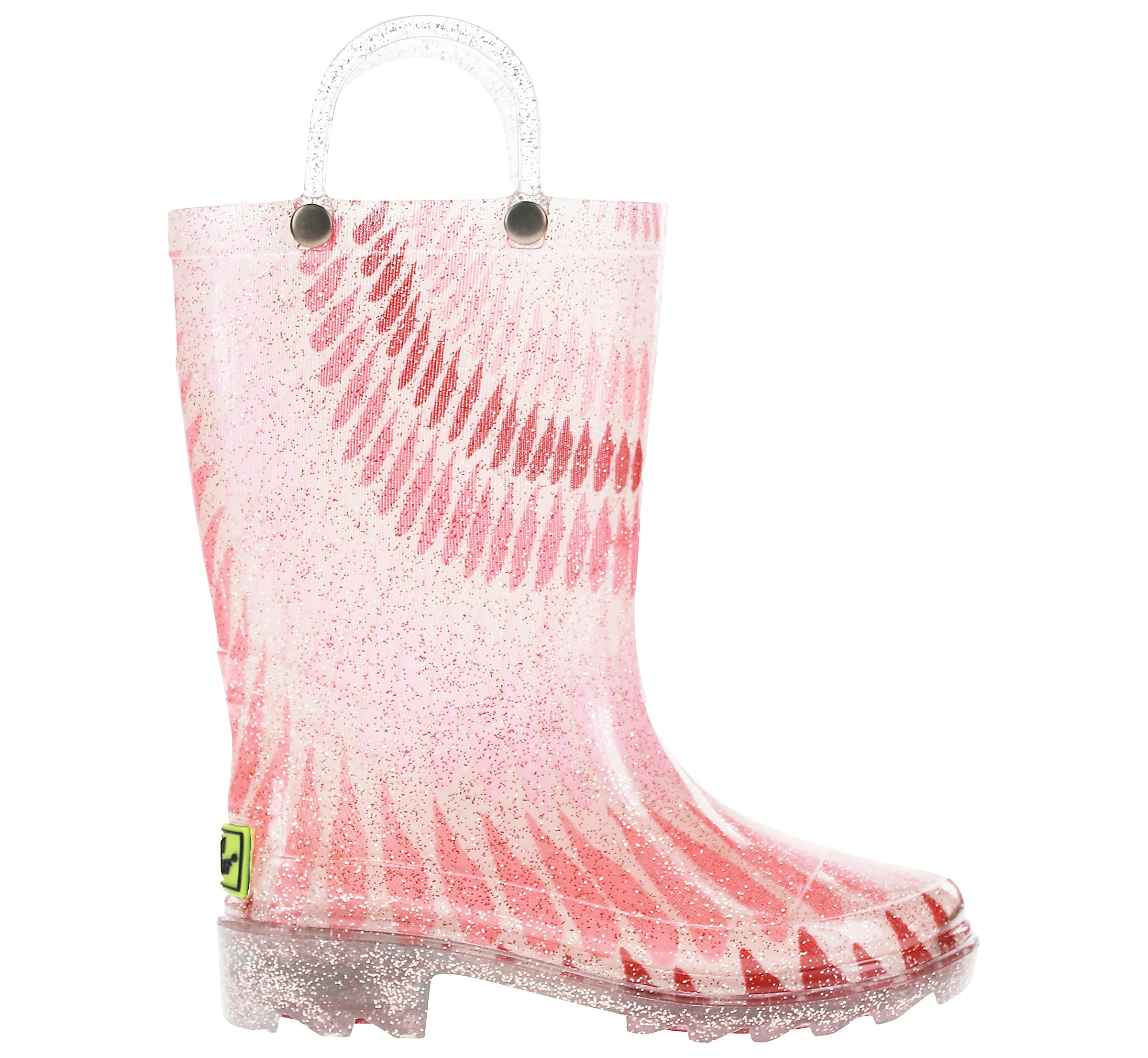 Western Chief Glitter Combat Girls' (11-1) Rain Boot