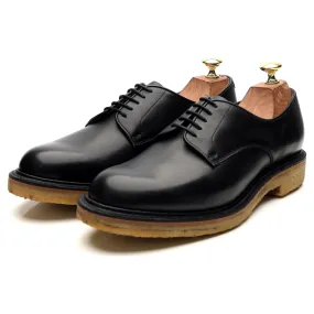 Women's Black Leather Derby UK 7 D