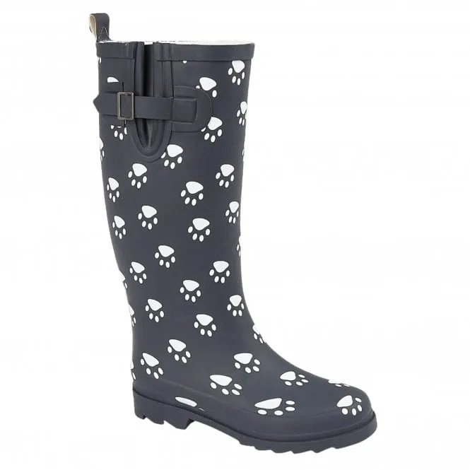 Womens Paws Wellingtons