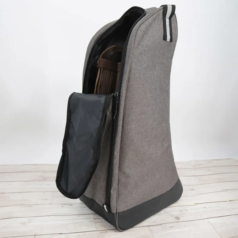 Woof Wear Riding Boot Bag - Grey/Black