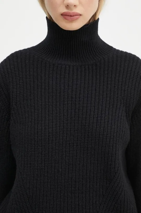 Woolrich woolen jumper Canberra Turtleneck women’s black color CFWWKN0329FRUF0712