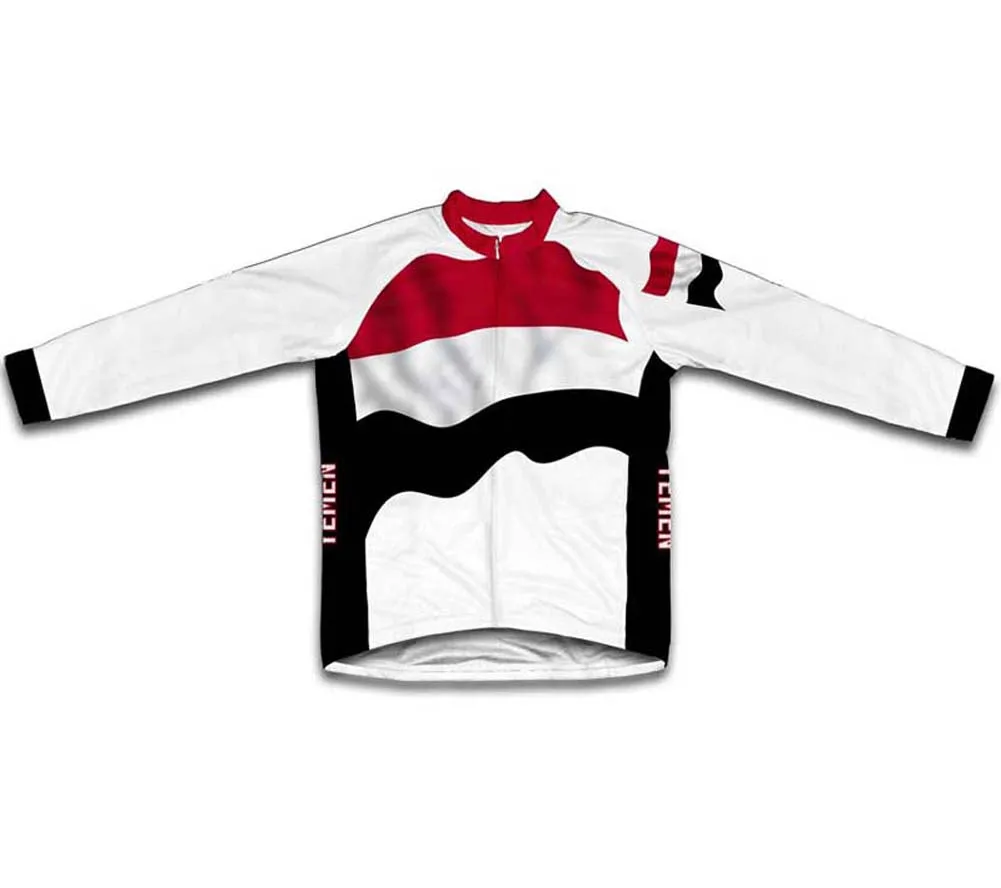 Yemen Flag Winter Thermal Cycling Jersey